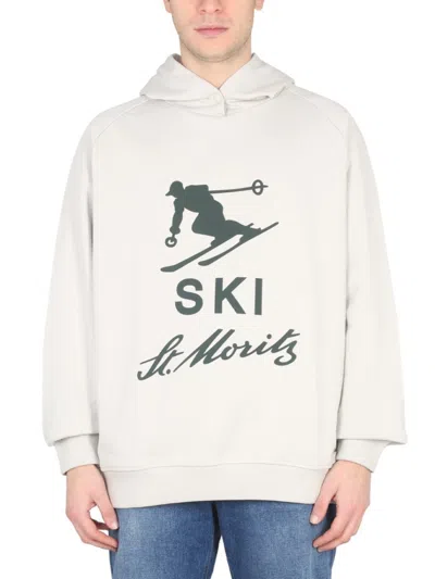 Bally Curling Buttoned Hood Sweatshirt