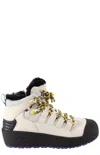 Bally Cusago 6239735 Women's Dusty White Shearling-lined Leather Boots In White