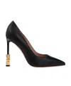Bally Decolletes Woman Pumps Black Size 7.5 Leather In Black