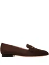 Bally Daily Emblem Loafers In Brown