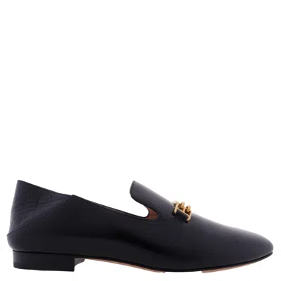 Bally Darcie Leather Slip-on Loafers In Black