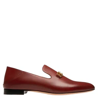 Bally Darcie Leather Slip-on Loafers In Animal Print