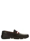 Bally Perthy Leather Driver Loafers In Brown