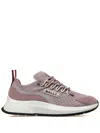 Bally Daryel Mesh-panel Sneakers In Pink