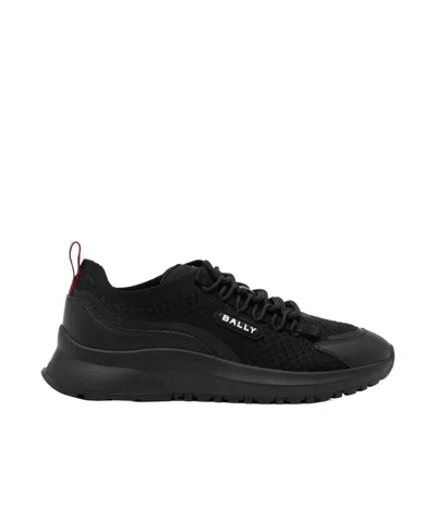 Bally Daryel Mesh Sneakers In Black