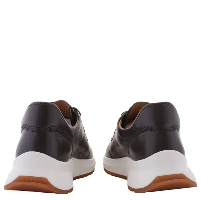 Bally Davor Bruno Leather Low-top Sneakers In Black