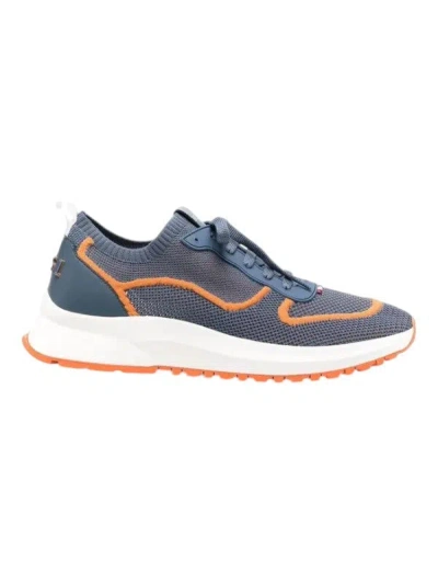 Bally Davyn Contrast-trimmed Mesh Sneakers In Multi