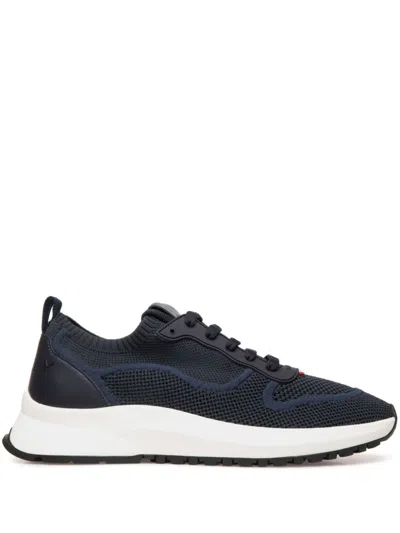 Bally Davyn Mesh Low-top Sneakers In Blue