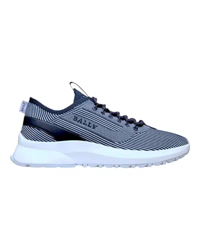 Bally Dean 6303305 Men's Dusty White/midnight Fabric & Leather Sneaker In Multi