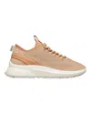 Bally Dean 6303443 Women's White/peachy Fabric & Leather Sneaker In Multi