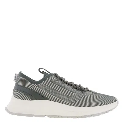 Bally Dean Stripe Detailed Sneakers In Gray