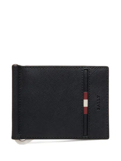 Bally Debossed-logo Wallet In Black