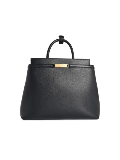 BALLY BALLY 'DECO' BLACK LEATHER BAG