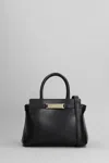 Bally Deco Daily S Shoulder Bag In Black Leather In Black