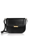 Bally Men's Deco Brushed Leather Crossbody Bag In Black+oro