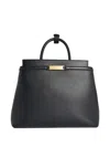 Bally Deco Logo-plaque Tote Bag In Black