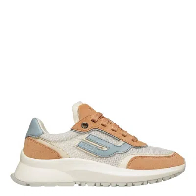 Bally Demmy Leather And Fabric Sneakers In Multi
