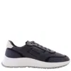 BALLY BALLY DEMMY MIDNIGHT LEATHER LOW-TOP SNEAKERS