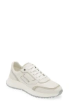 Bally Demmy Runner Sneaker In White/ Dusty White
