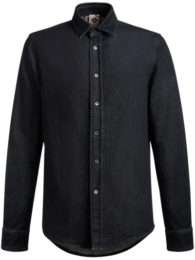 Bally Denim Cotton Shirt In Blue