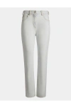Bally Logo Patch Jeans In Blue