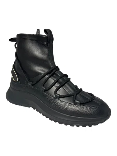 Bally Denwer 6301868 Men's Black Laced Sneakers & Boots