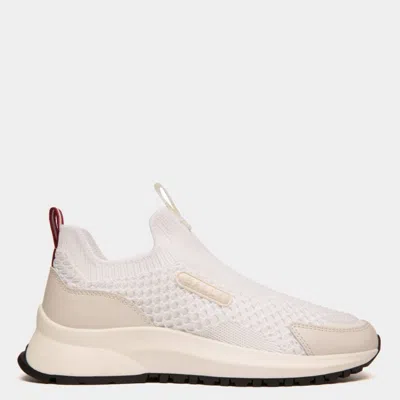 Bally Dewan-t-w Outline Slip-on Sneakers In ["white"]