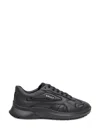 Bally Black Leather Sneakers In Black