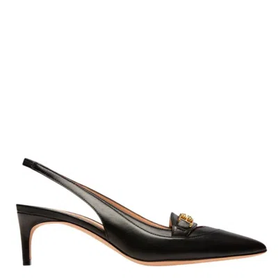 Bally Dianet 55 Leather Slingback Pumps In Multi