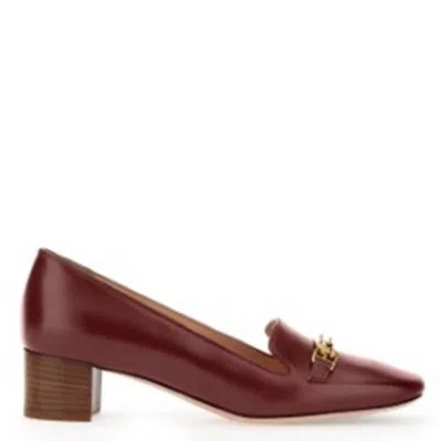 Bally Dielle 45 Leather Pumps In Animal Print
