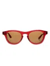 Bally Dieter Acetate Sunglasses In Red