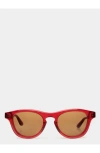 Bally Dieter Sunglasses In Red