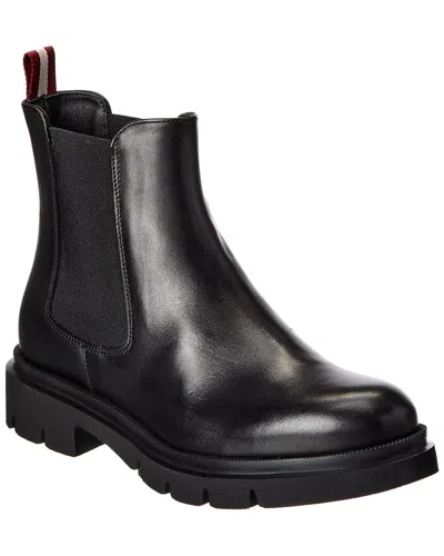 Bally Weyla Leather Bootie In Black