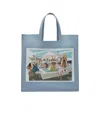 Bally Double-handle Handbag In Blue