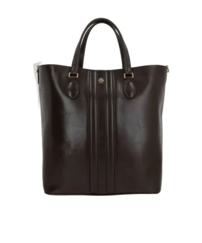 Bally Double Handle Shoulder Bag In Black