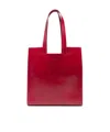 Bally Double Handle Shoulder Bag In Red