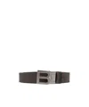 Bally Logo-buckle Belt In Black