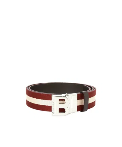Bally Double-sided Belt In Gold