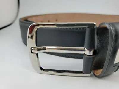 Bally Doylle Men's 6214932 Black Leather 110cm Belt