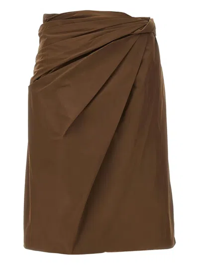BALLY DRAPED SKIRT