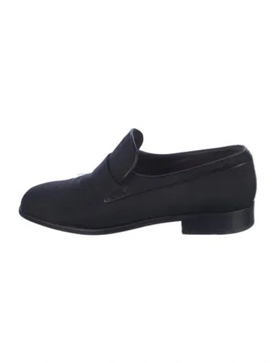 Pre-owned Bally Dress Loafers In Black