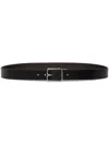 Bally Dress Reversible Belt In Black