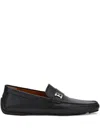 Bally Driver Leather B-detail Loafers