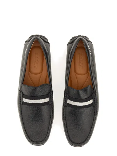 Bally Round-headed Casual Shoes In Black