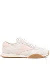 Bally Sussex Lace-up Sneakers In Dusty White/dusty Petal
