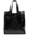 Bally Logo Stamp Easy Tote Bag In Black