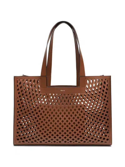 Bally Easy  Tote Bag In Brown