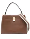 Bally Easy Key-lock Shoulder Bag In Brown