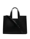 Bally Easy Leather Tote Bag In Black