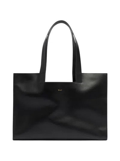Bally Easy Leather Tote Bag In Black